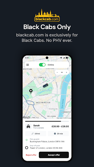 blackcab.com (driver) Screenshot 2