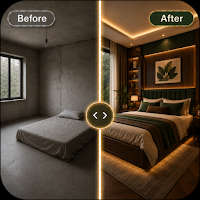 AI Bedroom Interior Makeover