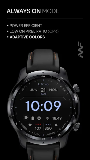 Awf TACT ONE - watch face Screenshot 3