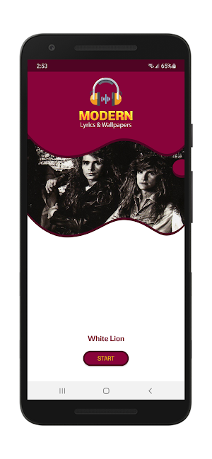 White Lion Lyrics & Wallpapers Screenshot 0