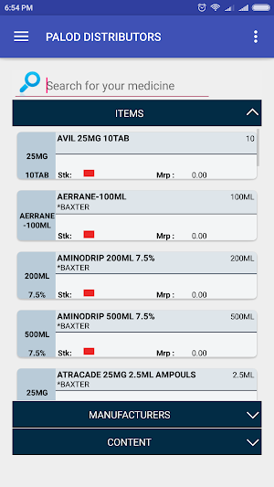 Palod Distributors LiveOrder Screenshot 2