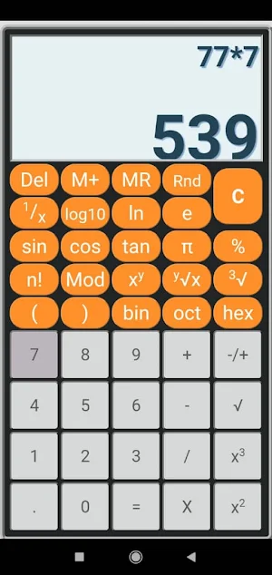 Aregonet Calculator Screenshot 1