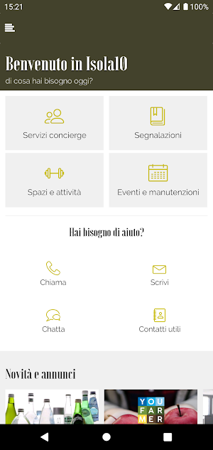 Isola10 Concierge Screenshot 2