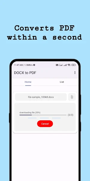 Word to PDF Converter Pro Screenshot 2