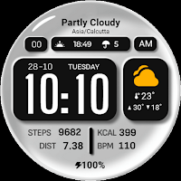 Glass 3D Watch Face