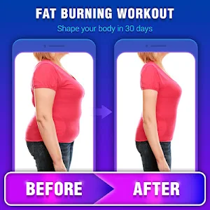 Fat Burning Workout - Belly Fat Workouts for Women Screenshot 1