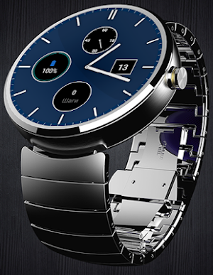 Navy Blue Watch Face Screenshot 0