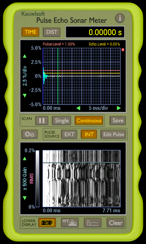 Pulse Echo Sonar Meter Screenshot 0
