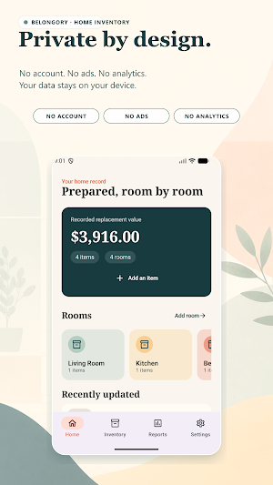 Belongory: Home Inventory Screenshot 2