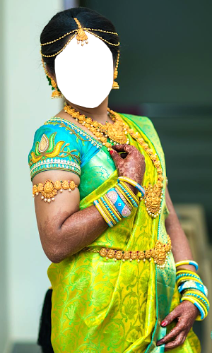 Women Bridal Saree Montage Screenshot 3
