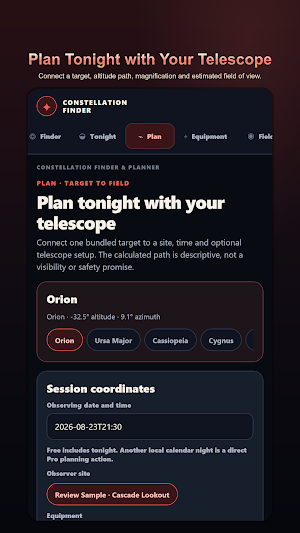 Constellation Finder & Planner Screenshot 1