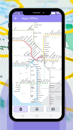 Los Angeles Metro & Bus Map Screenshot 1