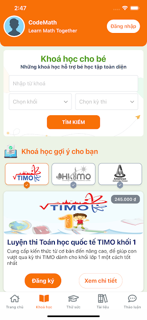 CodeMath - Learn Math Together Screenshot 1