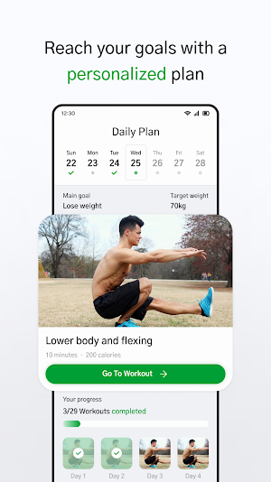 Momentum: Tailored Workouts Screenshot 0