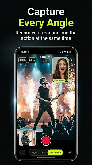 DualCam: Dual Camera Recorder Screenshot 0