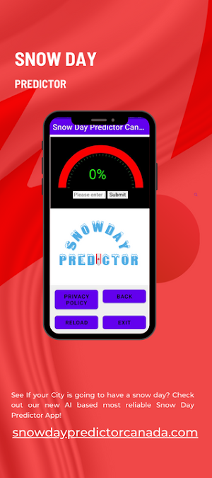Snow Day Predictor Canada Screenshot 0
