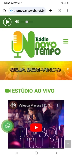Rádio e TV Novo Tempo Screenshot 1