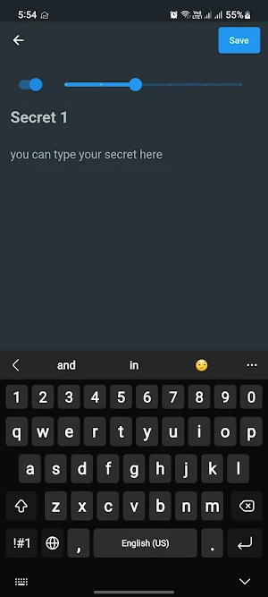 Secret Notes Screenshot 0