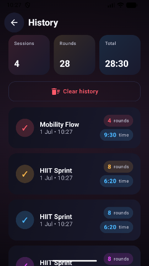 GymTimer Screenshot 0