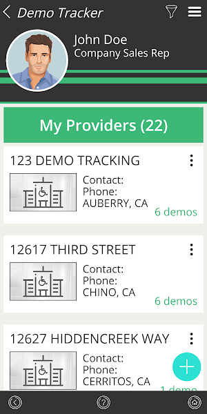 Demo Tracker Screenshot 3