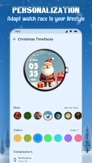 Christmas Timefaces ULTRA SGW7 Screenshot 1