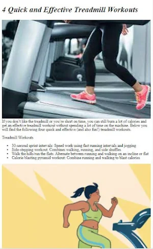 How to Do Treadmill Exercises Screenshot 1