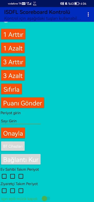 Isparta Sd Fen Skorboard Screenshot 2