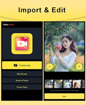 Story Maker & Video Maker,  Slideshow - VidSoft Screenshot 0