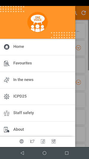 UNFPA One Voice Mobile Screenshot 3