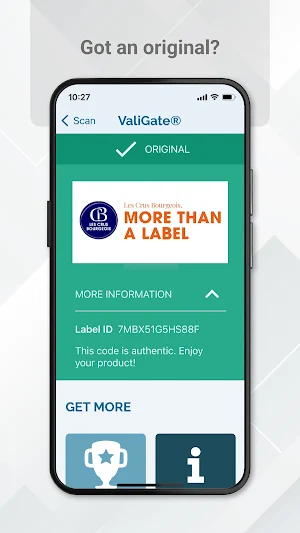 Cru Bourgeois Authentication Screenshot 2