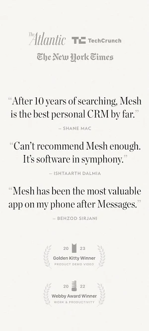 Mesh: Contacts + CRM Screenshot 2