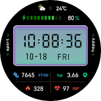 Fashion Sports Digital Wear OS
