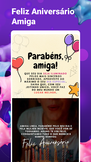 Mensagem Feliz Aniversário Screenshot 0