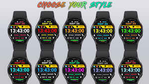 Minerva Digital Watch Face Screenshot 0