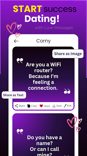 Pickup Lines – Flirt Messages Screenshot 0
