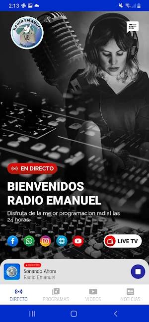 Radio Emanuel Screenshot 1