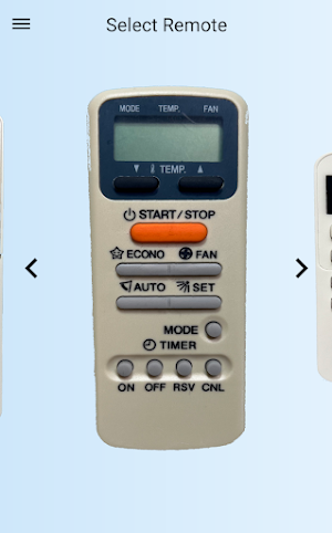 AC Remote For Toshiba Screenshot 1