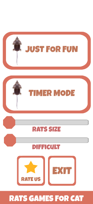 Games for cat - catch the rat Screenshot 1