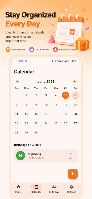 Birthday Countdown Widget Screenshot 1