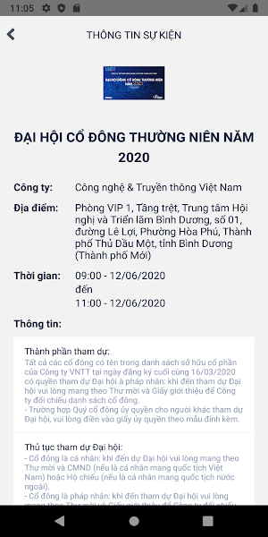 General Meeting of Shareholders Screenshot 2