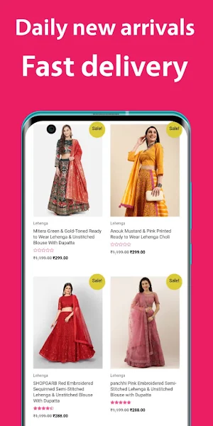 Lehenga Choli Shopping App Screenshot 2