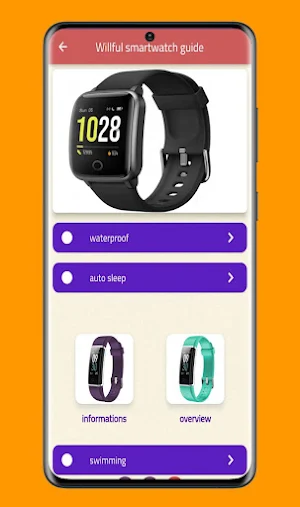 Willful smartwatch guide Screenshot 1