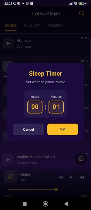 Lotus Player - Offline Music Screenshot 3