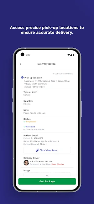 BIOBK Delivery Screenshot 2
