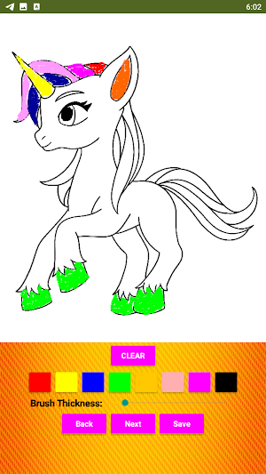 Unicorn Coloring Game for Girl Screenshot 3