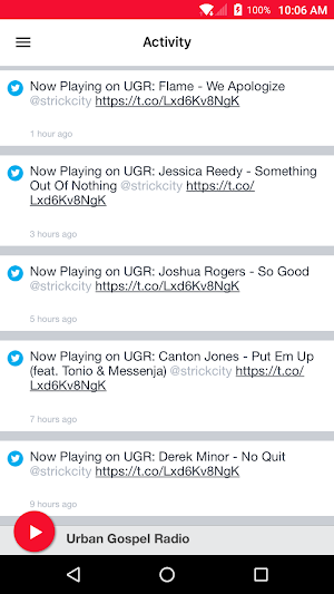 Urban Gospel Radio Screenshot 1