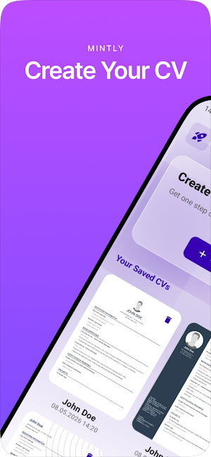 CV Resume Builder by Mintly Screenshot 1