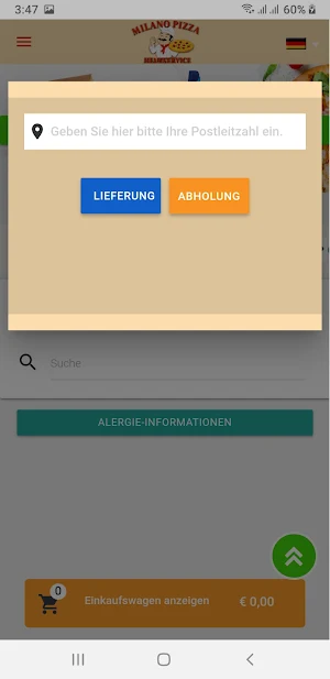 Milano Pizza Screenshot 2