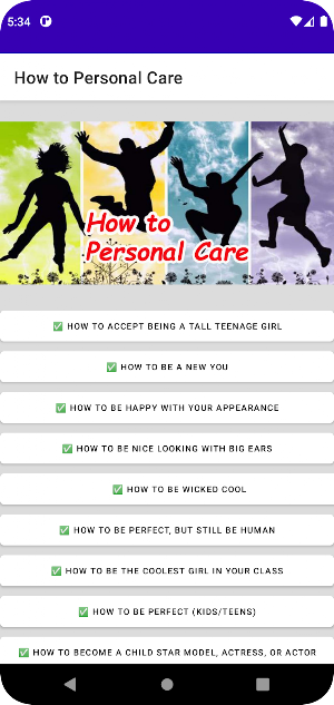 How to Personal Care Screenshot 0