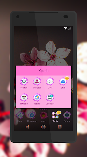 Spring flowers theme for  Xperia™ Screenshot 3